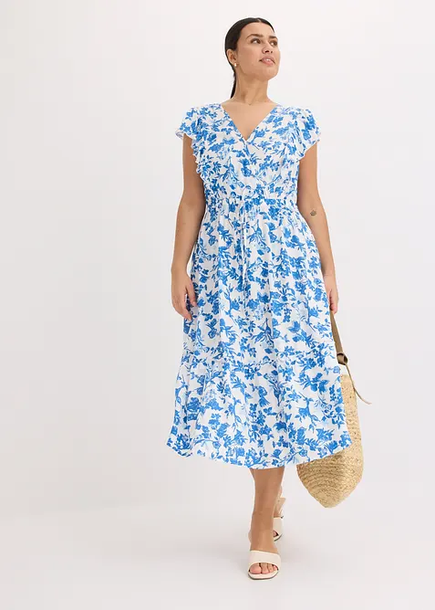 Robe midi en viscose fluide, bonprix