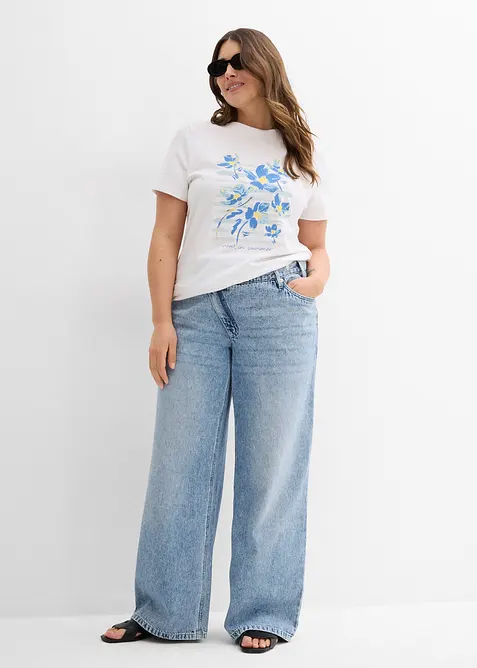 T-shirt en coton extensible, bonprix