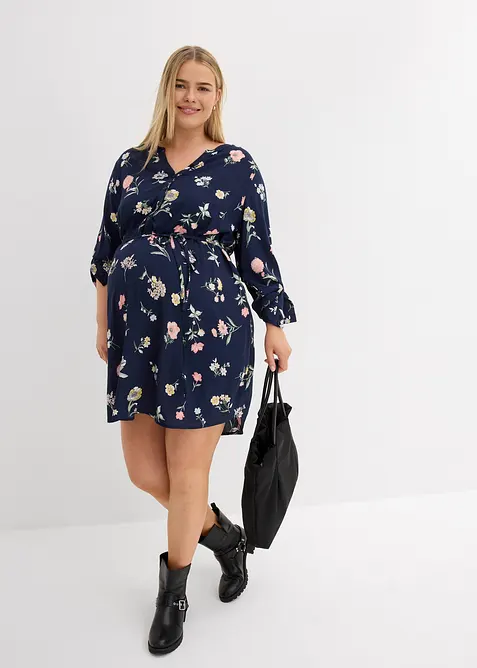 Robe blouse 2en1 de grossesse et d'allaitement en viscose, bonprix