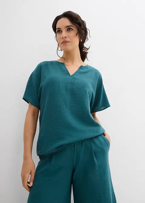 Blouse oversize à base élastiquée, bonprix
