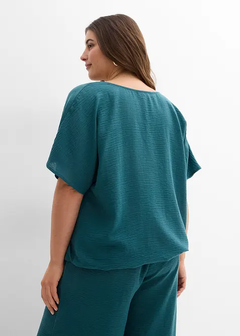 Blouse oversize à base élastiquée, bonprix