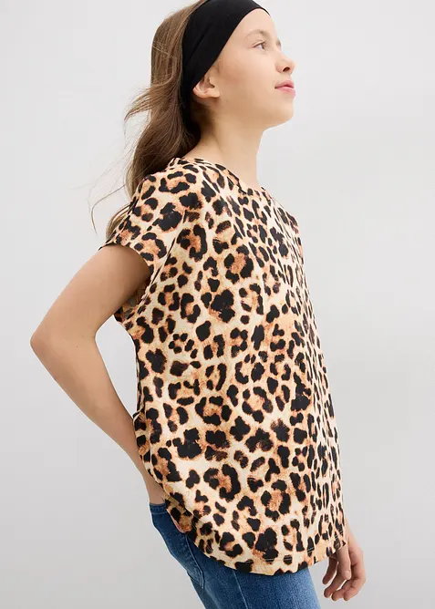 Lot de 2 T-shirts 100% coton, bonprix