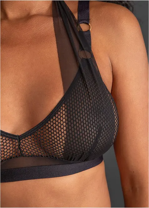 Soutien-gorge bralette et slip taille haute échancré (ens. 2 pces), bonprix