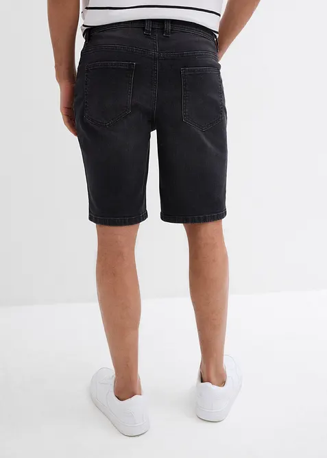 Lot de 2 bermudas en jean extensible, regular, bonprix