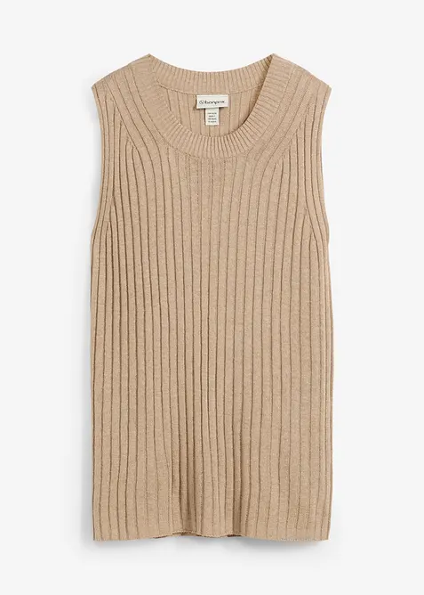 Top en maille de viscose mélangée, bonprix