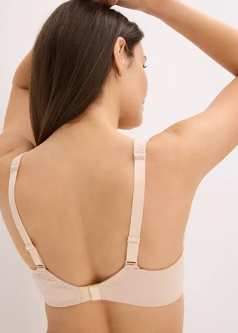 Soutien-gorge coton à coques et armatures, bonprix