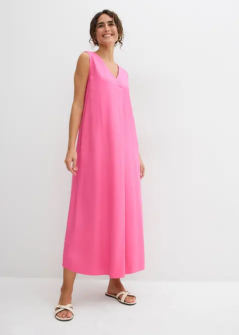 Robe d&eacute;bardeur en viscose fluide, bonprix