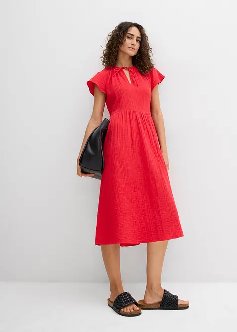 Robe en gaze de coton, bonprix