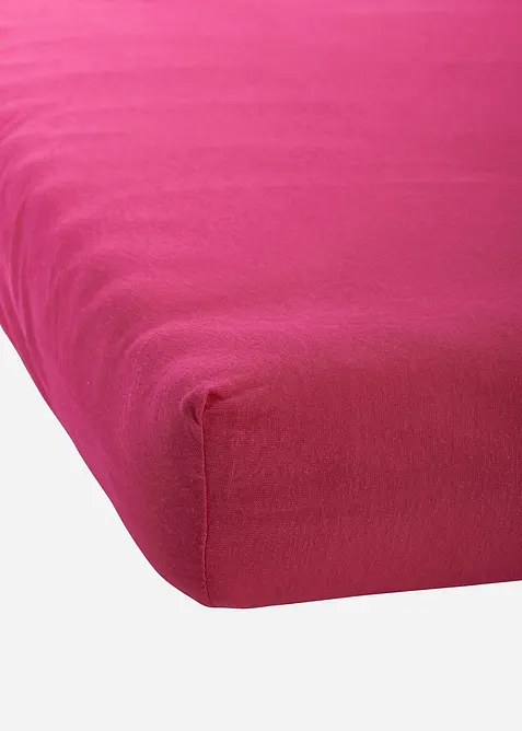 Drap-housse jersey en coloris tendance, bonprix