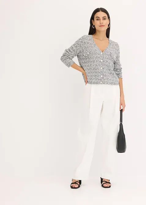 Gilet en maille bouclette, bonprix