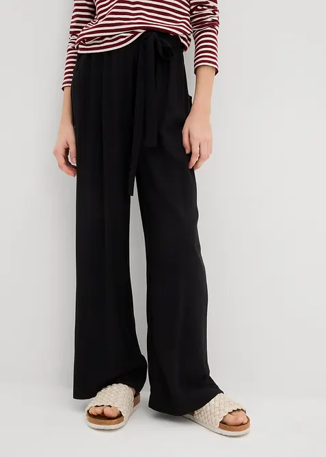 Pantalon palazzo doux, bonprix