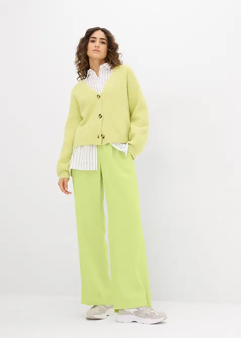 Pantalon large en viscose fluide, bonprix