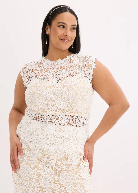 Top en dentelle, bonprix