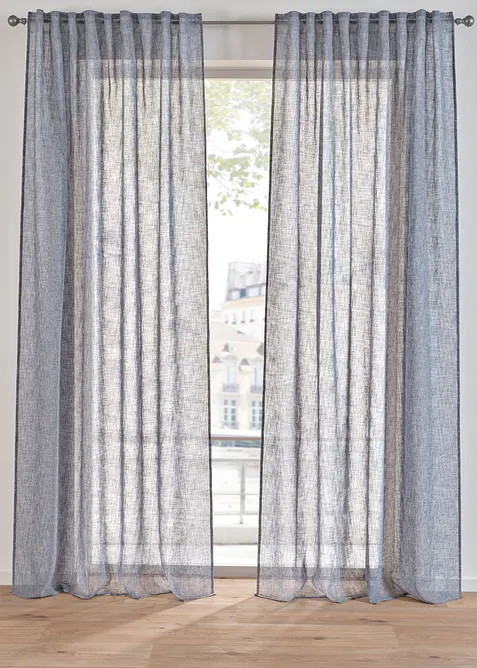 Voilage aspect lin (1 pce.), bonprix