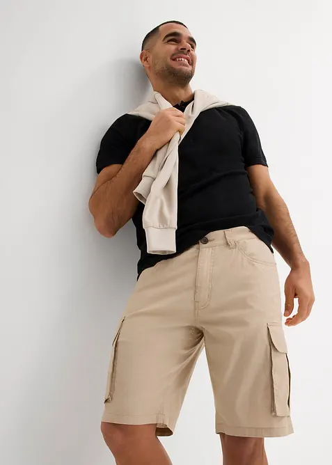 Bermuda cargo extensible, Regular, bonprix