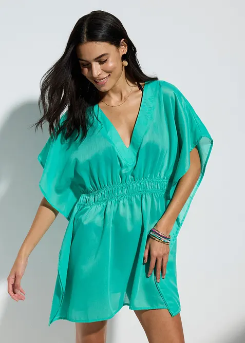 Tunique de plage transparente à col V, bonprix