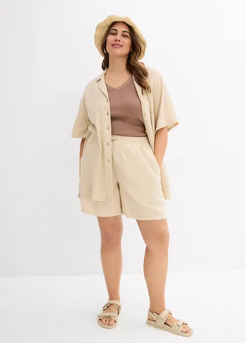 Chemisier en gaze de coton, bonprix