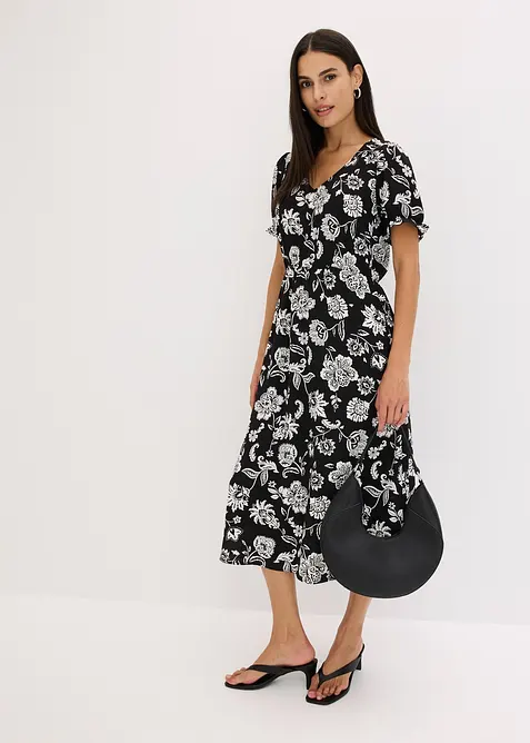 Robe midi imprimée, bonprix