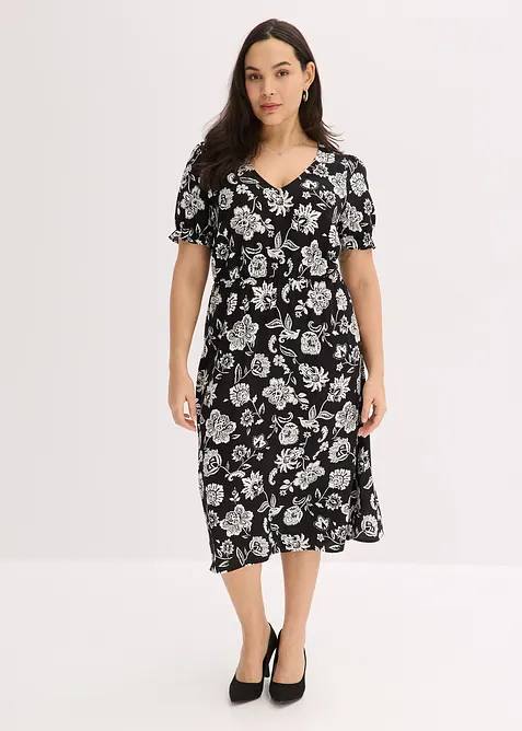 Robe midi imprimée, bonprix