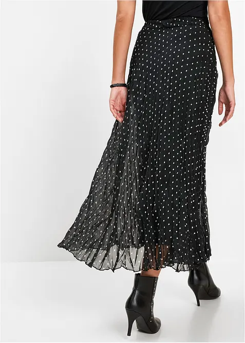 Jupe en mousseline, effet froissé, bonprix