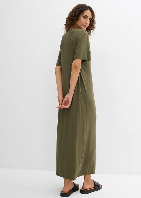 Robe fluide en jersey viscose extensible, bonprix