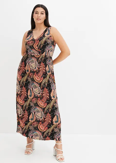 Robe longue en viscose douce et extensible, bonprix