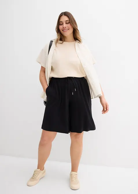 Bermuda en jersey de viscose fluide, bonprix