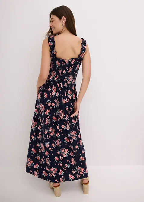 Robe longue en viscose fluide et extensible, bonprix