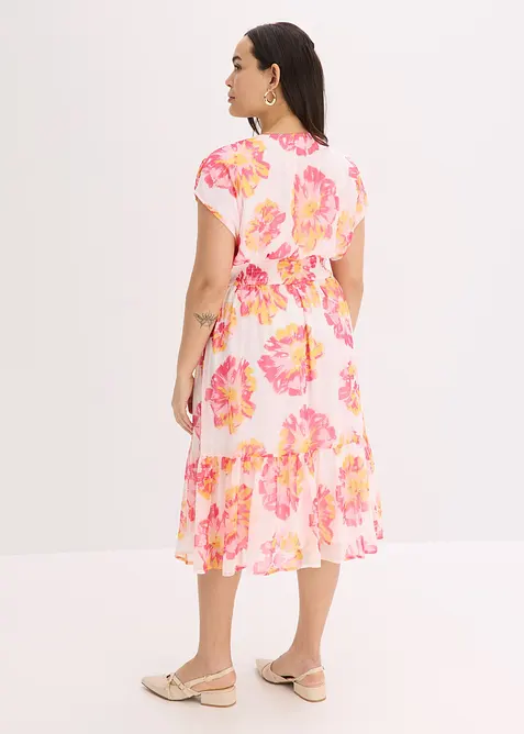 Robe midi imprimée, bonprix
