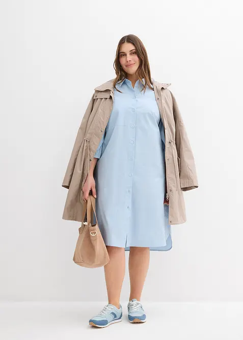 Robe-chemise en coton léger, bonprix