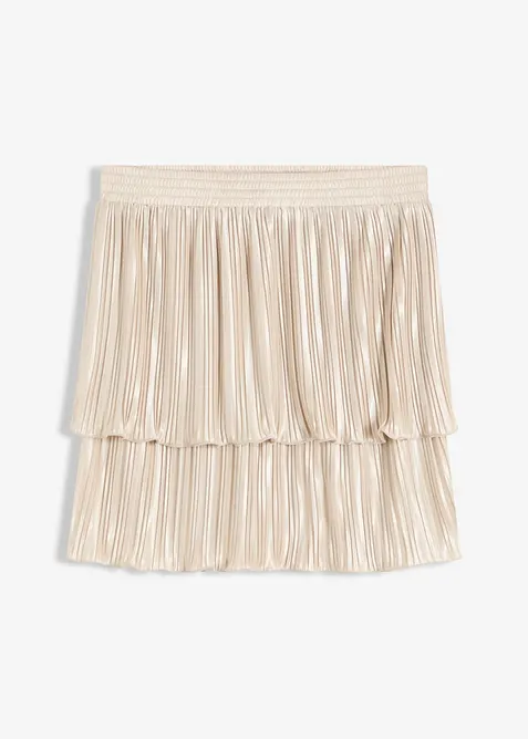Mini-jupe plissée, bonprix