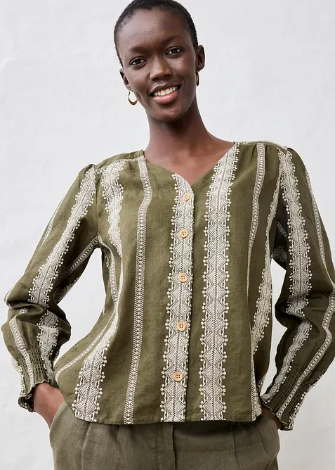 Chemisier 100 % lin, bonprix