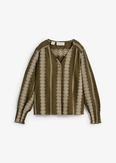 Chemisier 100 % lin, bonprix