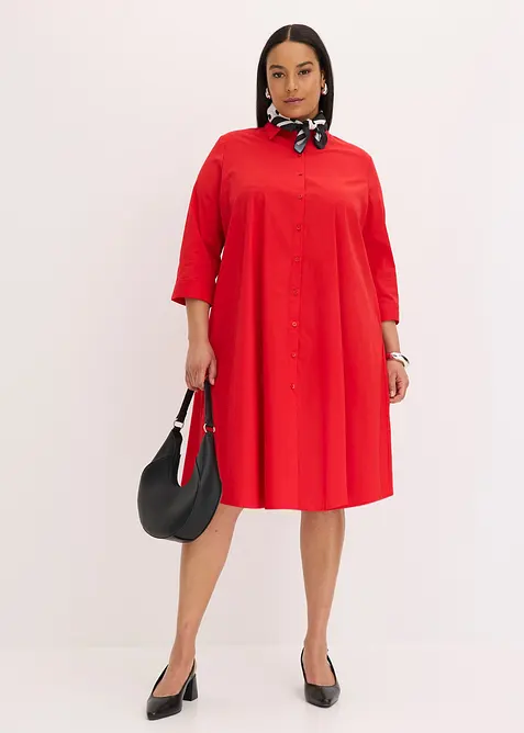 Robe-chemise en coton majoritaire, bonprix