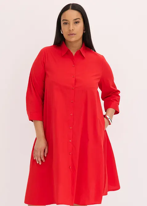 Robe-chemise en coton majoritaire, bonprix