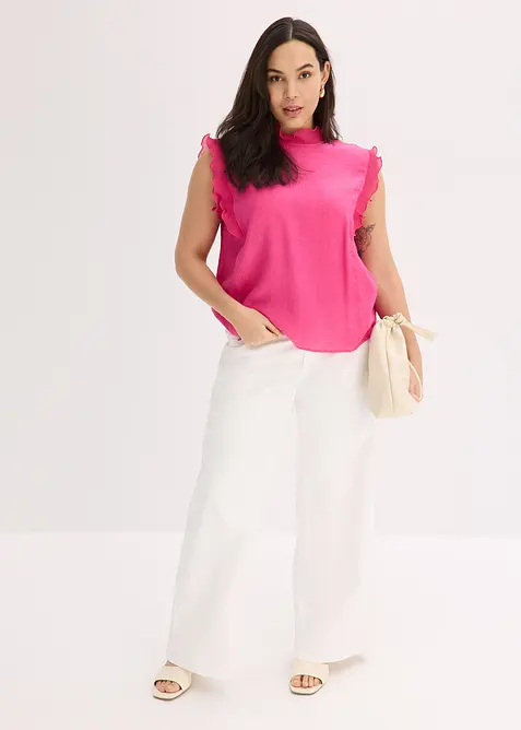 Blouse à volants, bonprix