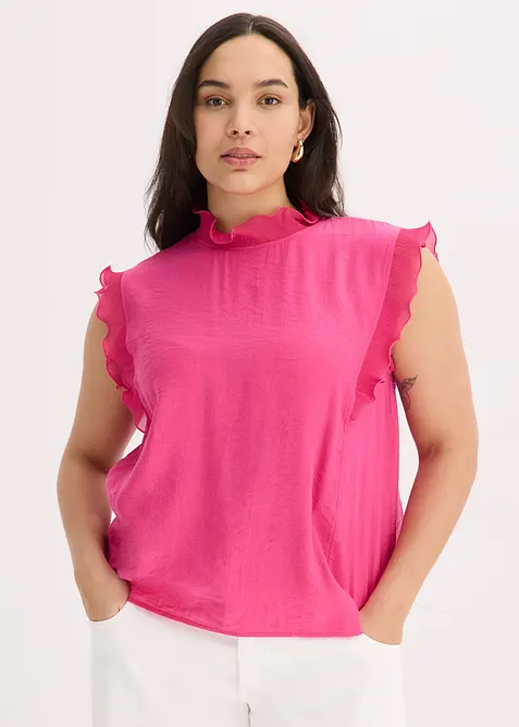 Blouse à volants, bonprix