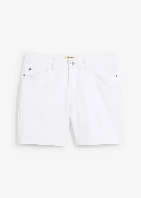 Short en jean extensible, loose, bonprix