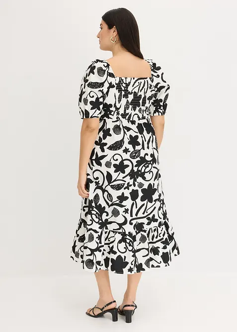 Robe midi 100% coton, bonprix