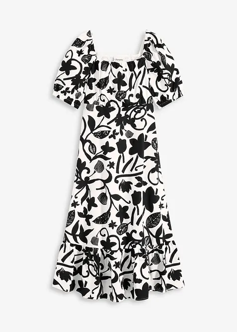 Robe midi 100% coton, bonprix
