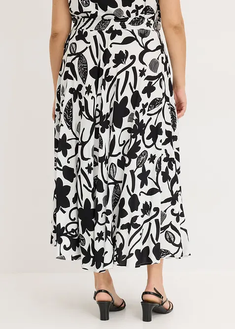 Jupe longue et fluide en viscose, bonprix