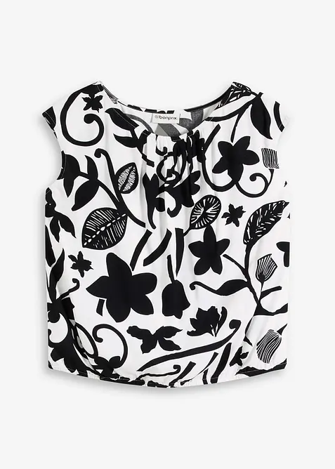 Top court sans manches en viscose fluide, bonprix