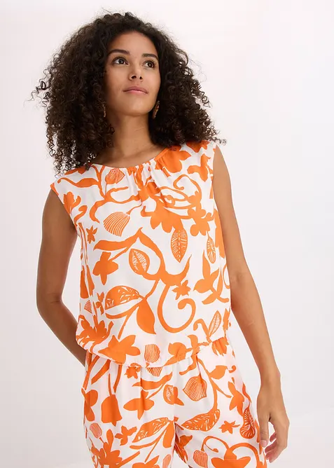 Top court sans manches en viscose fluide, bonprix