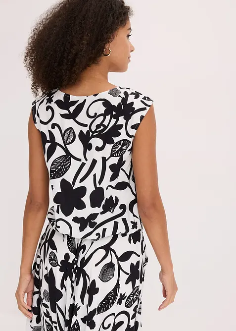 Top court sans manches en viscose fluide, bonprix