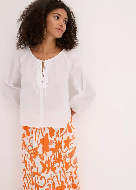 Blouse 100% coton, bonprix