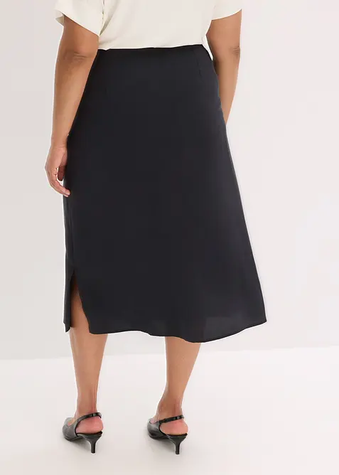 Jupe midi en viscose fluide, bonprix