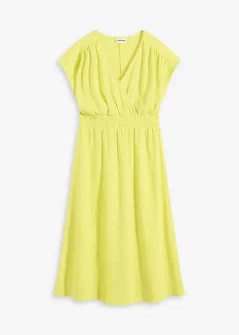 Robe en jersey crêpe aérien, bonprix