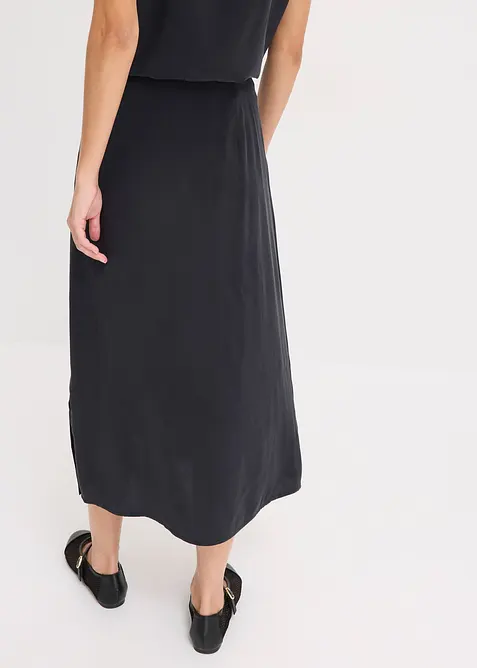 Jupe midi en viscose fluide, bonprix
