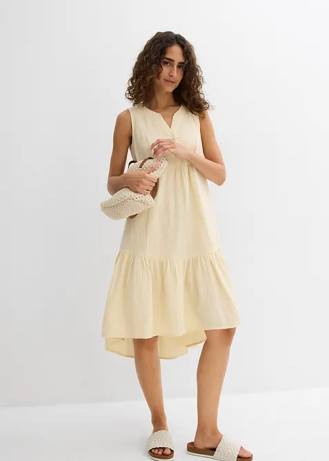 Robe légère en gaze de coton, bonprix