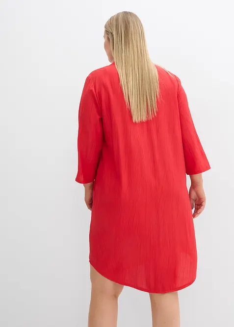 Robe-tunique textur&eacute;e en viscose majoritaire, bonprix